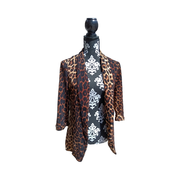 Jaguar/Cheetah print blazer jacket - Picture 3 of 4